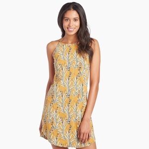 KUHL W’s Kandid Dress XS Golden Print UPF50 Strappy Tank Outdoor NWT